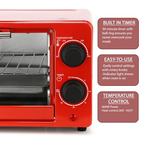 Megachef MegaChef 9.5 Quart Electric Counter Top 2 Slice Toaster Oven MC-COMPACTTOASTER の商品画像 1