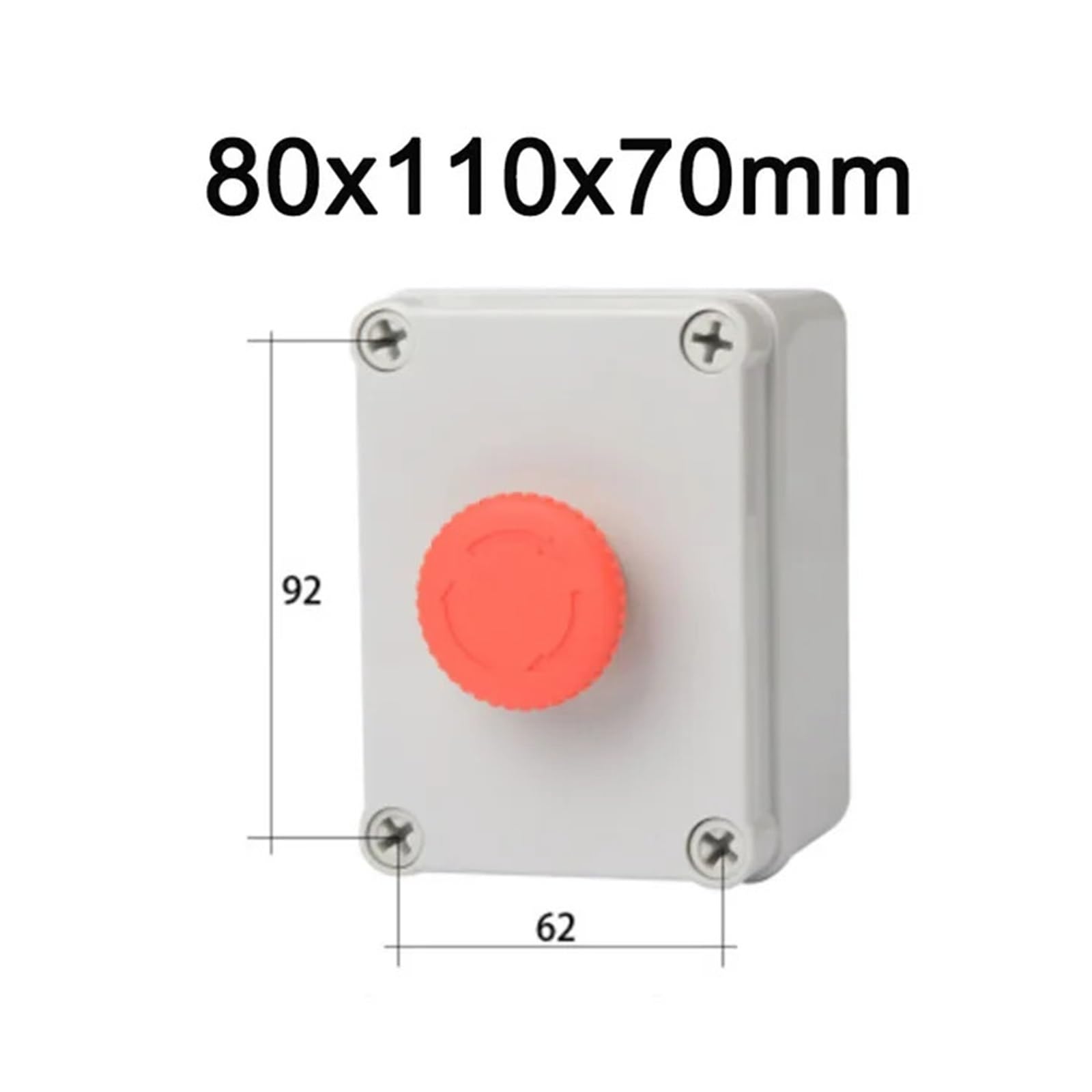 Caja de botones for interior y exterior, interruptor de arranque y parada de emergencia, alarma de reinicio de energía, motor de ascensor de puerta de hierro, caja de control eléctrico(Lavender)