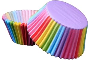 Rainbow Cupcake Liners: Sprinkle some Cheer into Your Baking!