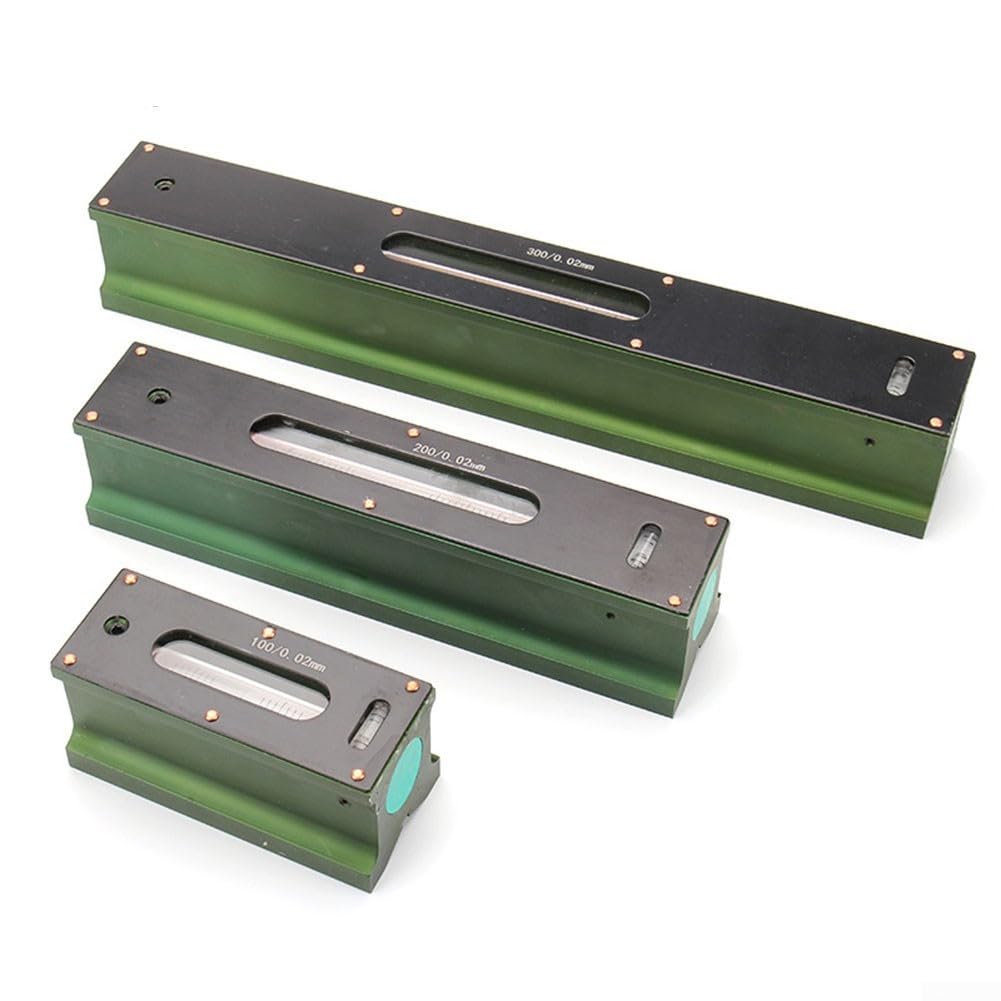 Livelli di spirito della striscia con la base della scanalatura a V, alta precisione 100mm 0.02mm Fitter macchina utensile debug livello striscia strumento di misura industriale