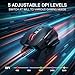 Redragon M925 Kabelgebundene Gaming-Maus, 24.000 DPI Optische Maus 10 programmierbaren Tasten, ergonomische natürliche Handauflage, Software unterstützt individuelle Tastenbelegung & DPI-Einstellung