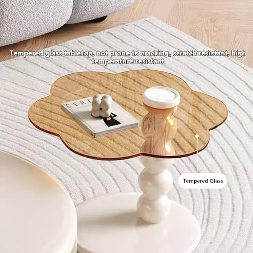 Table basse industrielle pour salon et balcon table d'appoint lot de 2 - 6