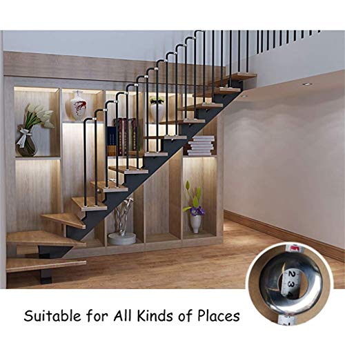 Rampe d'escalier noire LUNEZY contre les risques de chute interne - 4