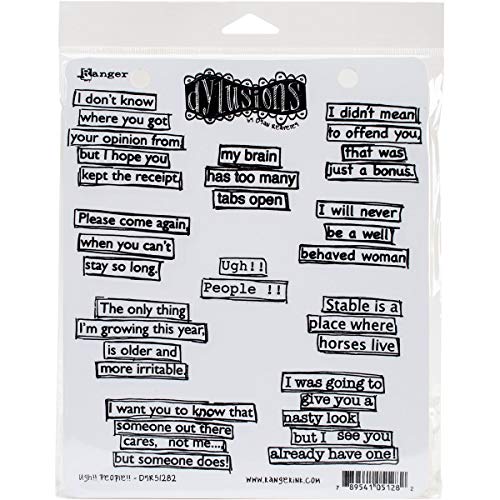 Dyan Reaveley's Dylusions Cling Stamp Collections 8.5