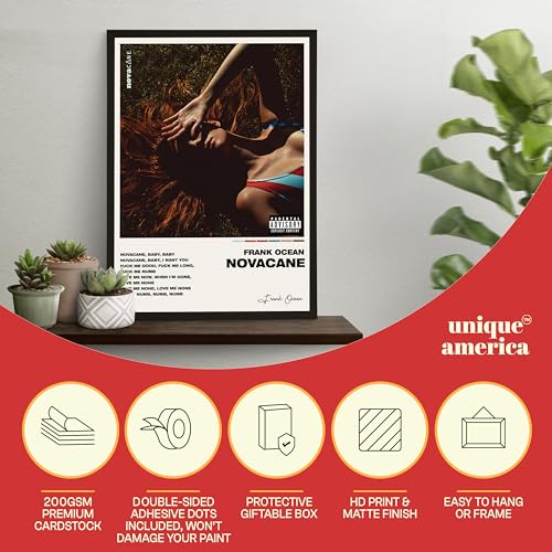 unique america 12 pcs album cover posters frank ocean music posters album covers for wall decor 12x1639 total 12 posters amp 25 stickers unframed