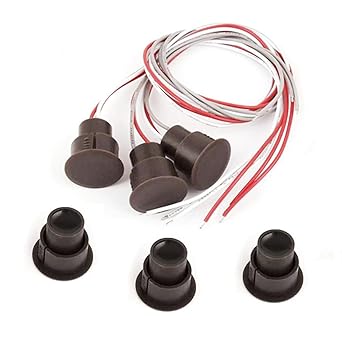 bnafes RC-36 NC+NO Recessed Security Window Door Contact Sensor Alarm Magnetic Reed Switch 3 Sets
