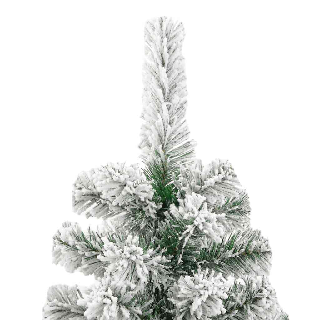vidaXL Künstlicher Weihnachtsbaum Klappbar Beschneit 180 cm