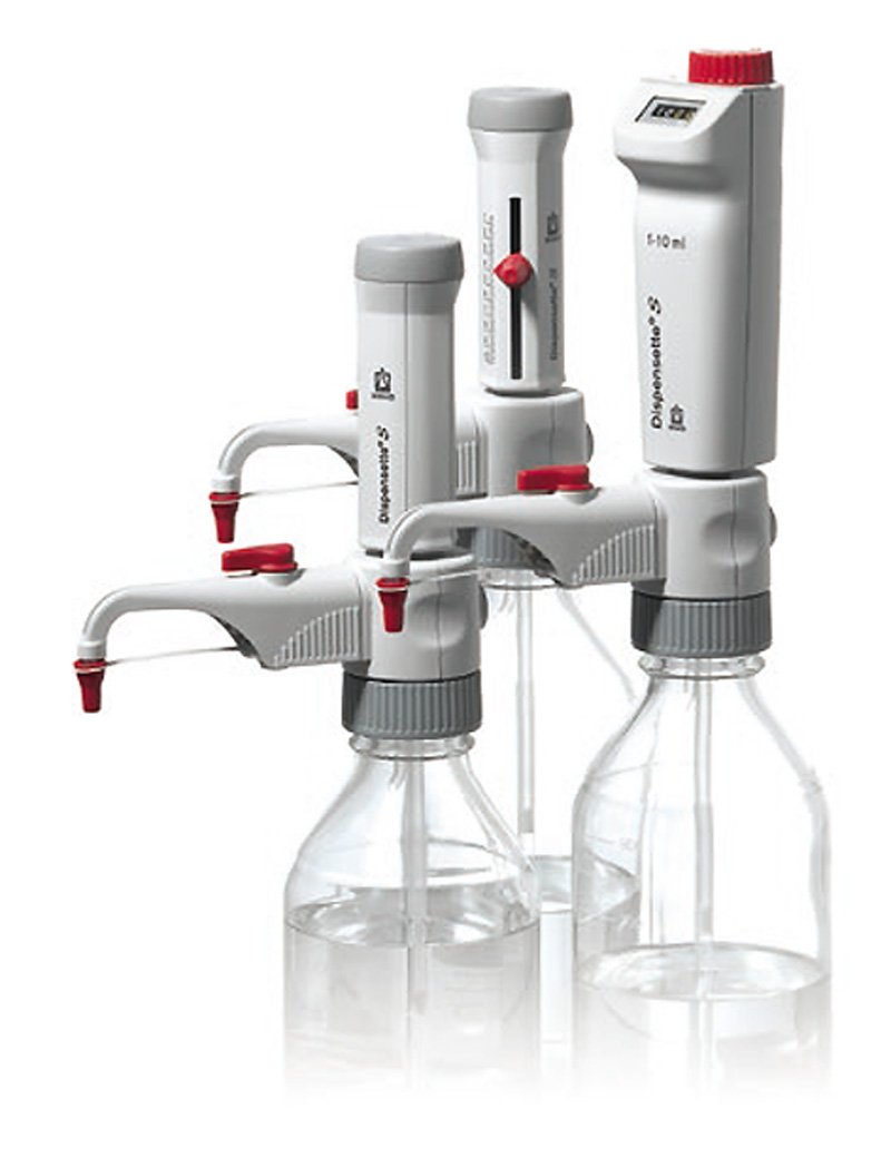 BRAND 090558B Dispensette S analogique avec soupape, Volume distribué 5 mL - 50 mL
