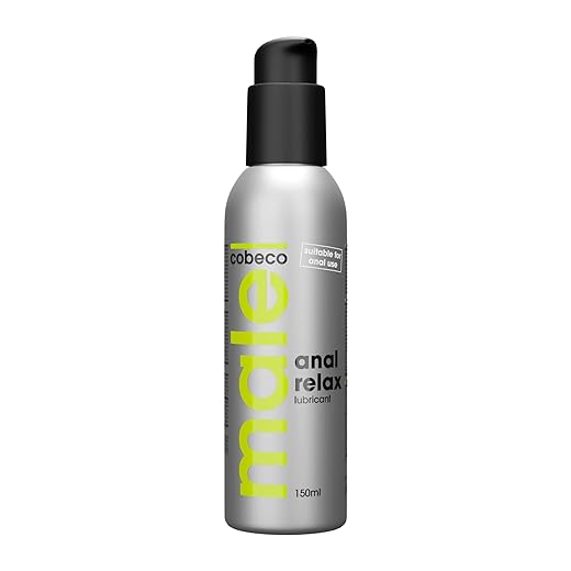 Cobeco Male Anal Relax Lubricante, Transparent, 150 Mililitro