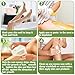 MAQIHAN Non-Woven Hair Removal Strips - 200PCS Soft Honey Wax Strips for Face, Body, Legs and Eyebrows