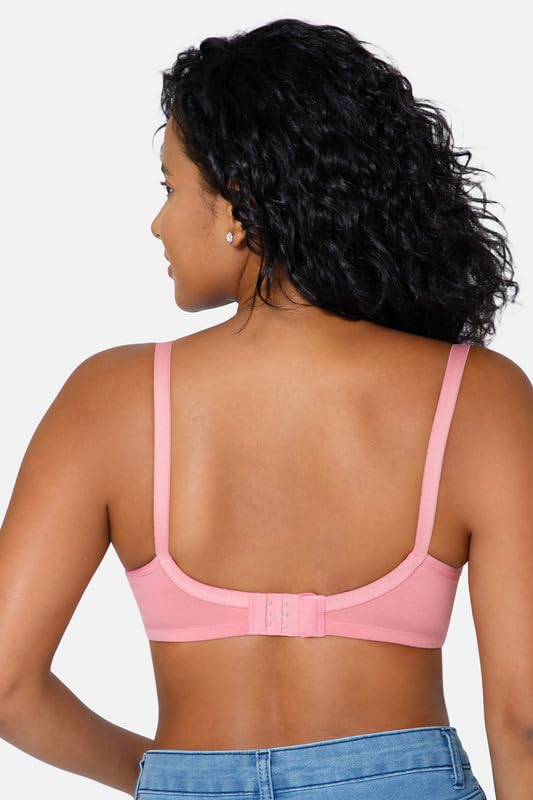 Image of INTIMACY LINGERIE Women's Cotton Brassiere | Non-Padded | Non-Wired | Full Coverage | Shaper Panel with Side Support Regular Bra | 1 Piece | (Def C P)