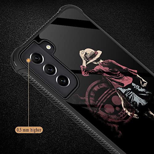 Tnxee Compatible With Samsung Galaxy S22+ Case,Straw Hat Pirate Galaxy S22+ Cases For Boys/Men,Reinforce Four Corners Shockproof Non-Slip Soft Tpu Protective Case For Samsung Galaxy S22+ 6.6-Inch #TOP4
