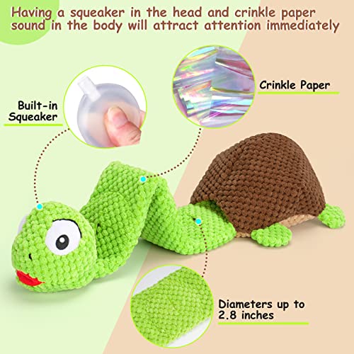 Eneston Squeaky Dog Toys Dog Puzzle Toys Treat Dispensing Crinkle Plush Snuffle Toys Dog Chew Toys For Small Medium And Large Dogs #TOP1