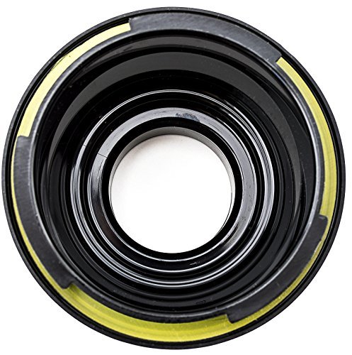 Omega 8006 Juicer End Cap Replacement Part for Drum Unit #1 or #2 Black Color 8004 8003 8005