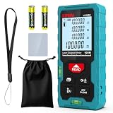 Metro Laser Professionale 70M Misuratore Distanza LCD 2 Bolle Orizzontali...