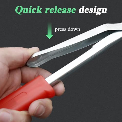 Portable 18Lb Magnetic Sweeper Pick Up Tool With Quick Release, Permanent Magnetic Safe Catcher Hand Protection, Strong Pickup Magnet #TOP5