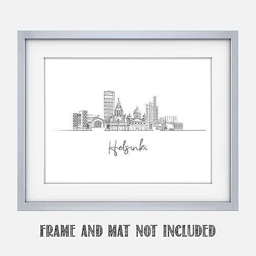 Vista 157 de París Skyline - Decoración de pared para sala de estar, arte de pared en blanco y negro, cuadros de pared de horizonte europeo para sala de estar