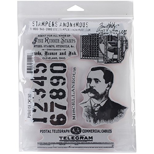 Timbro Importante contributo Tim Holtz statica