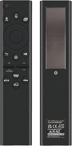 Control remoto de TV recargable para televisores inteligentes Samsung, repuesto para todos los controles remotos de Samsung TV 2019-2025 con control
