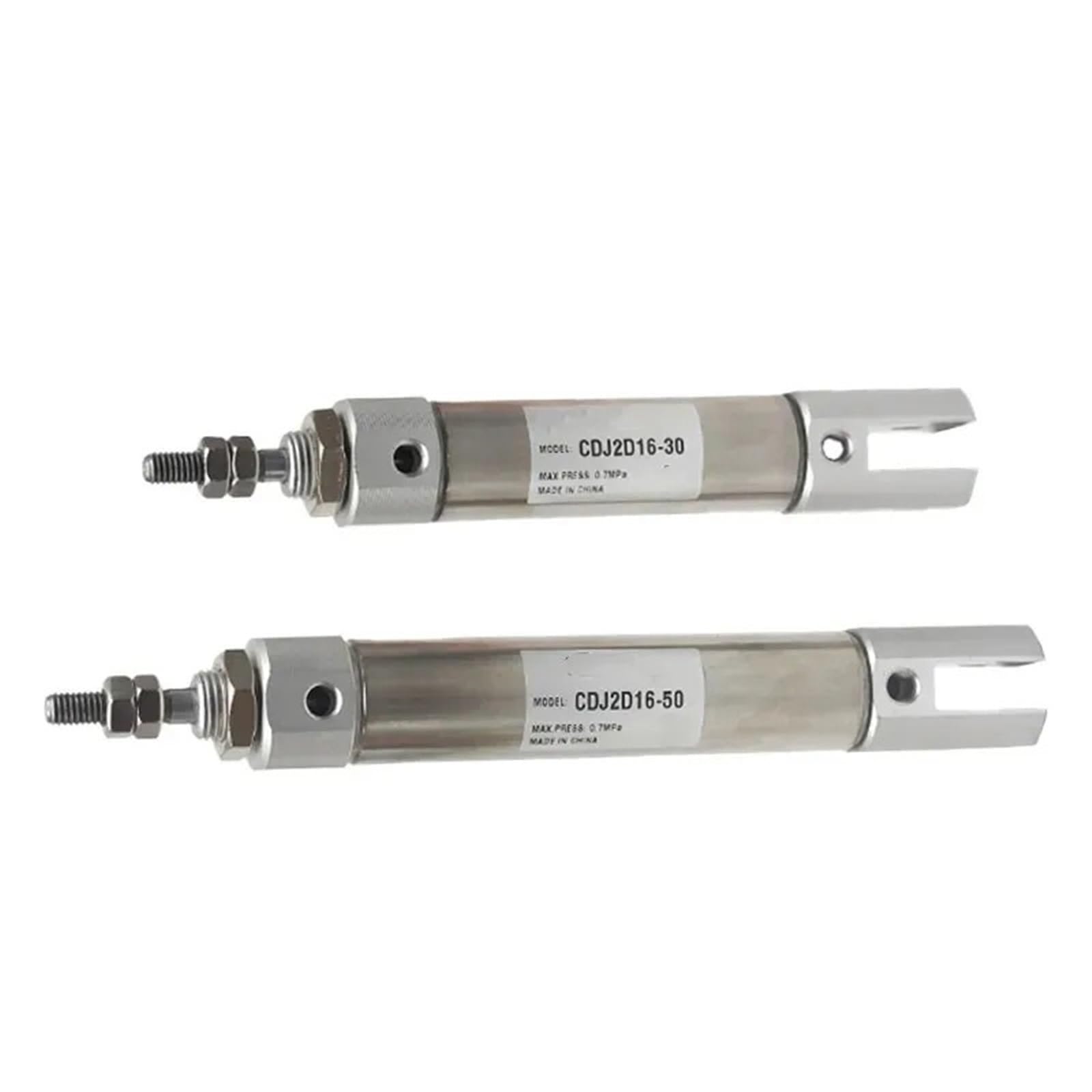 Mini cilindro neumático CJ2D16 con stroke de 50mm y doble efecto mecánico