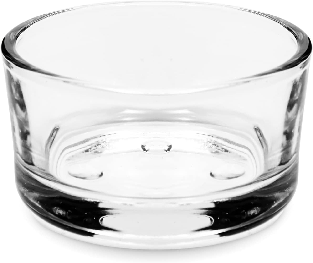 24 Pack Clear Glass Tealight Candle Holders for Table Centerpieces, Wedding Reception, Party Decorations Bulk Set (1 x 2 in) : Home & Kitchen