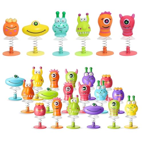 YHNMMNO 18 Stück Monster Springspielzeuge,Hüpfmonster Gastgeschenke,Partygeschenke für Kinder,Monster Party Deko,Springknete für Kinder,Spielzeug,Geburtstagsgeschenke (zufällige Farbe)