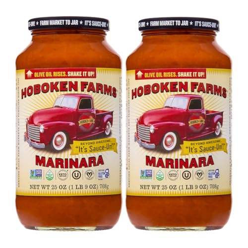 Hoboken Farms Marinara Sauce – No Sugar Added, Low Sodium,