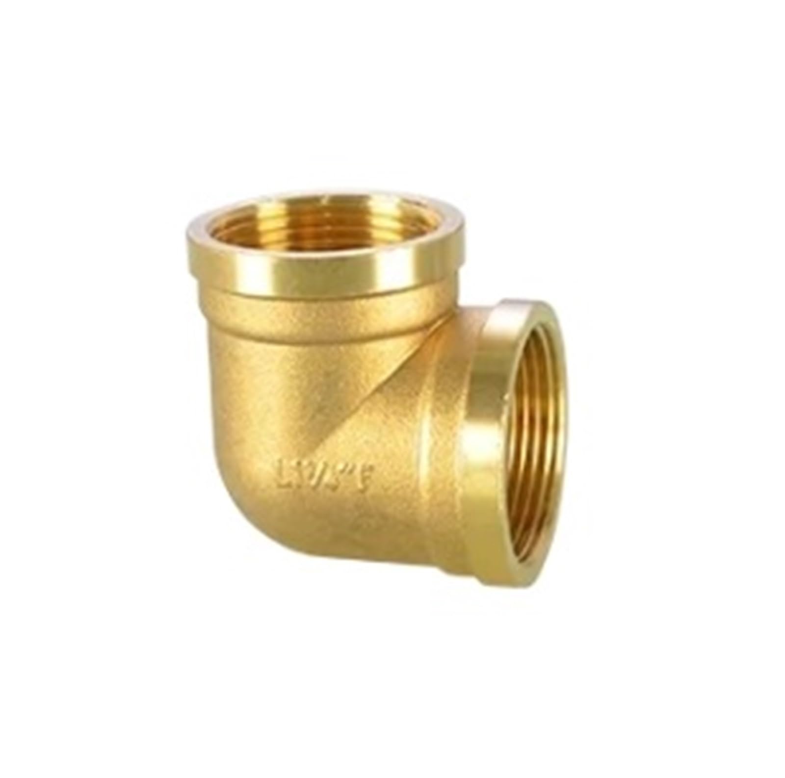1 pieza de 3/4", 1", 1,2", 1,5" y 2" rosca hembra x macho de 90 grados, conector de codo de latón, adaptador de tubería de cobre(1-5)