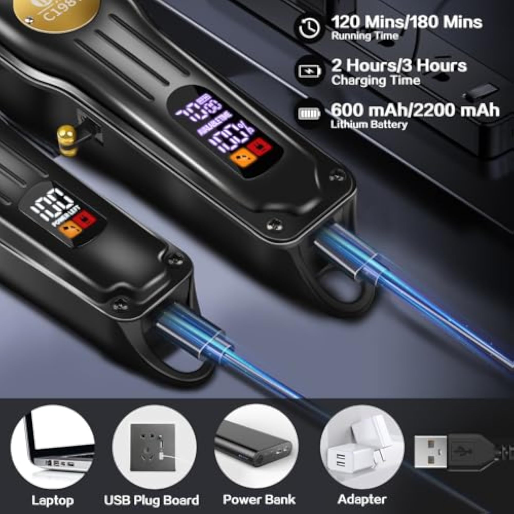 Hair Clippers and Trimmers Set, Professional Grooming Kit