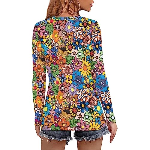 Women's Long Sleeve T-Shirt Workout Quick Dry Loose Tops Plus Size Outdoor Casual Sweatshirt4