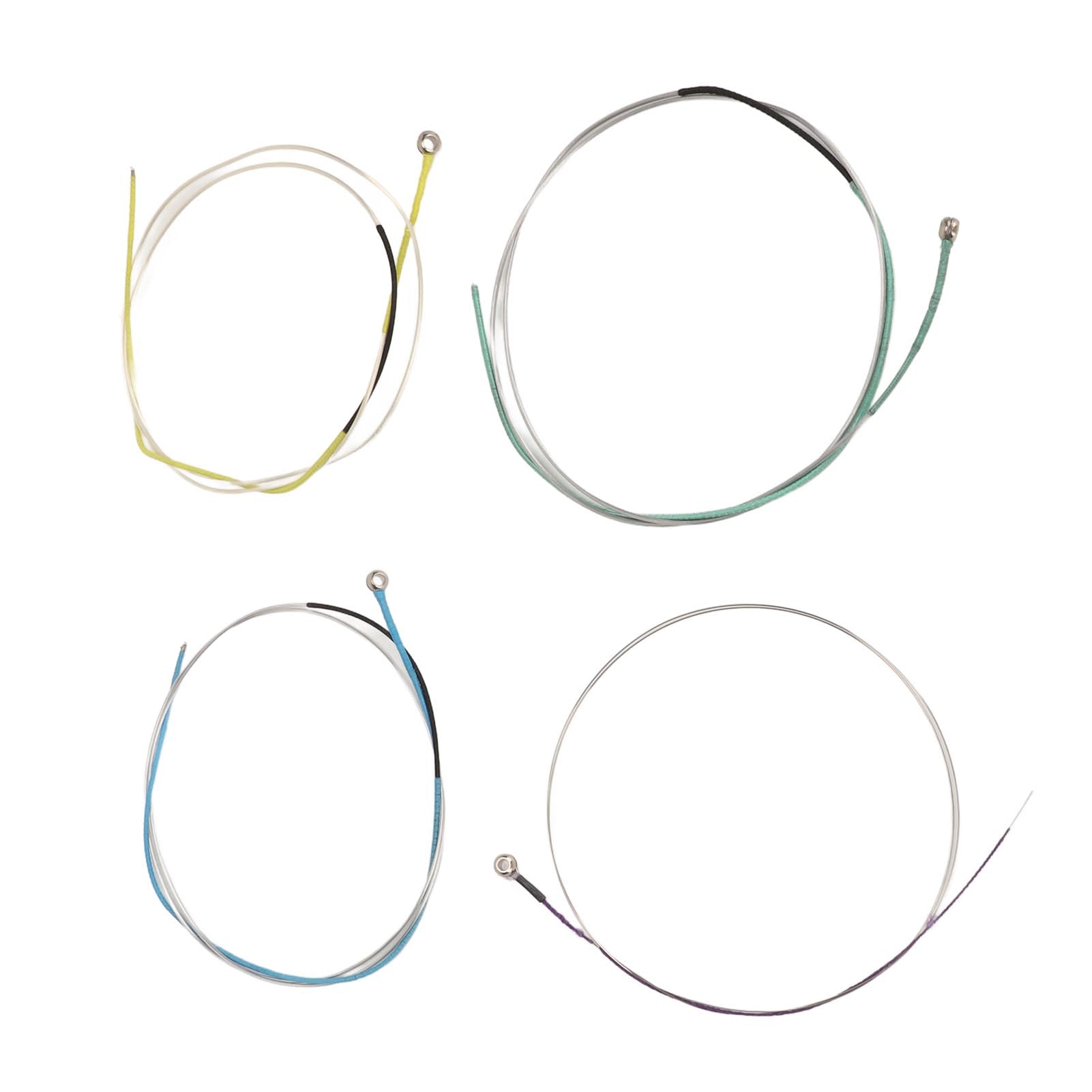 Corde per Violino da 12 Pezzi con Nucleo in Nylon, Avvolgimento in Acciaio Inossidabile e Sostituzione della Corda in Lega di Alluminio Mg per Dimensioni 1/2 1/4 3/4 4/4 (AV33)