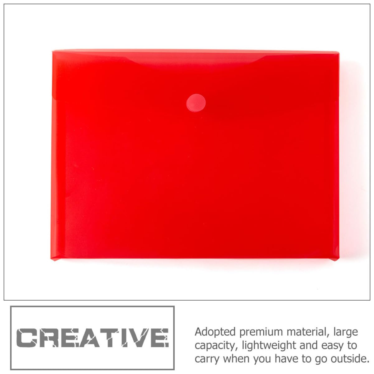 Operitacx 14pezzi Buste Documenti Colorate Organizer Riutilizzabili Plastica Per Archiviazione Per Ufficio e Scuola Chiusura Con Pulsante Di Sicurezza