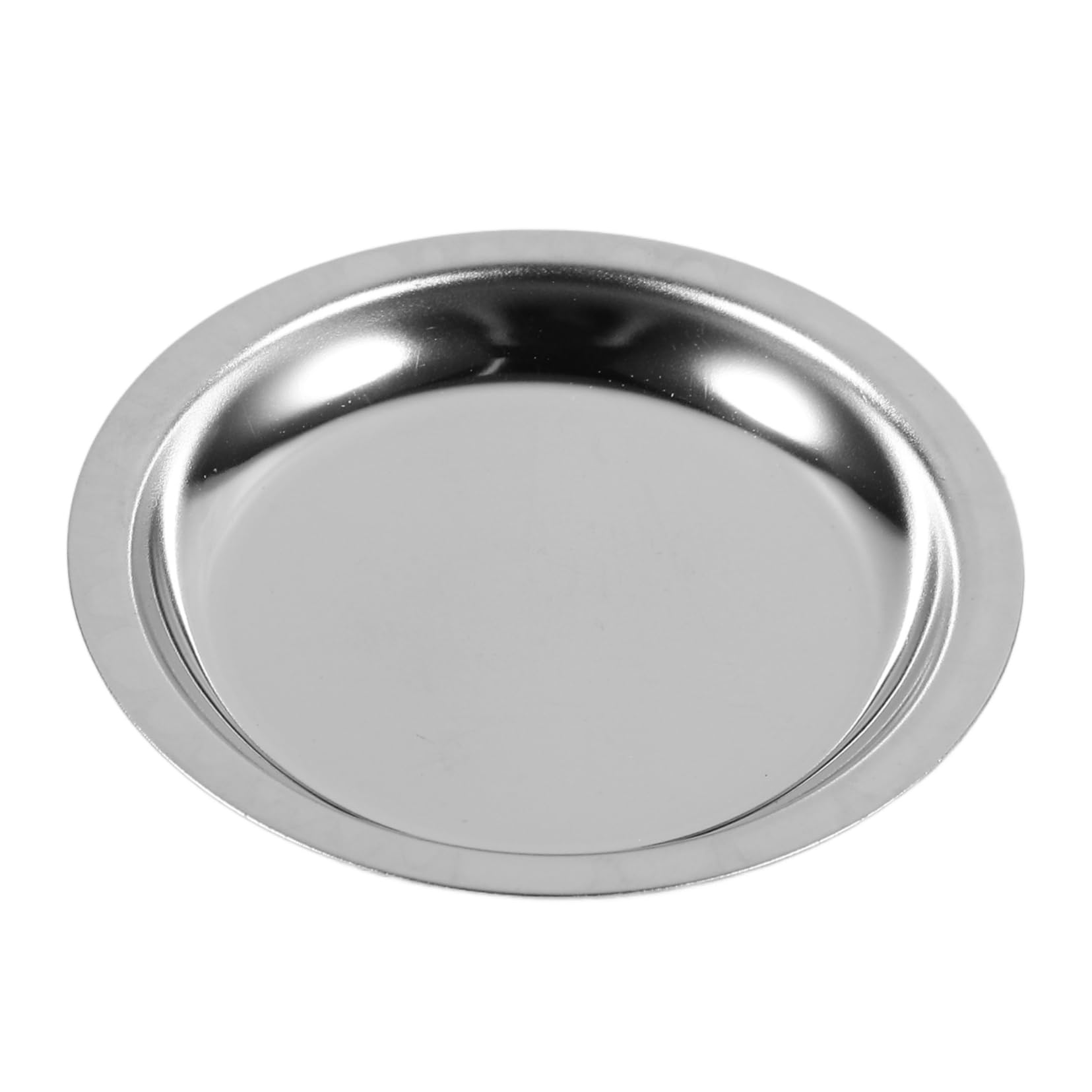 BRIGHTFUFU Stainless Steel Tea Bag Dish Round Coaster for Tea Bags Lightweight Coffee Saucer for Home Hotel Restaurant and Tearoom Use Tea Accessories