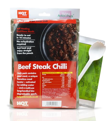 Pack of 6 Self Heating Meals Mixed Flavours for Camping - Image 7