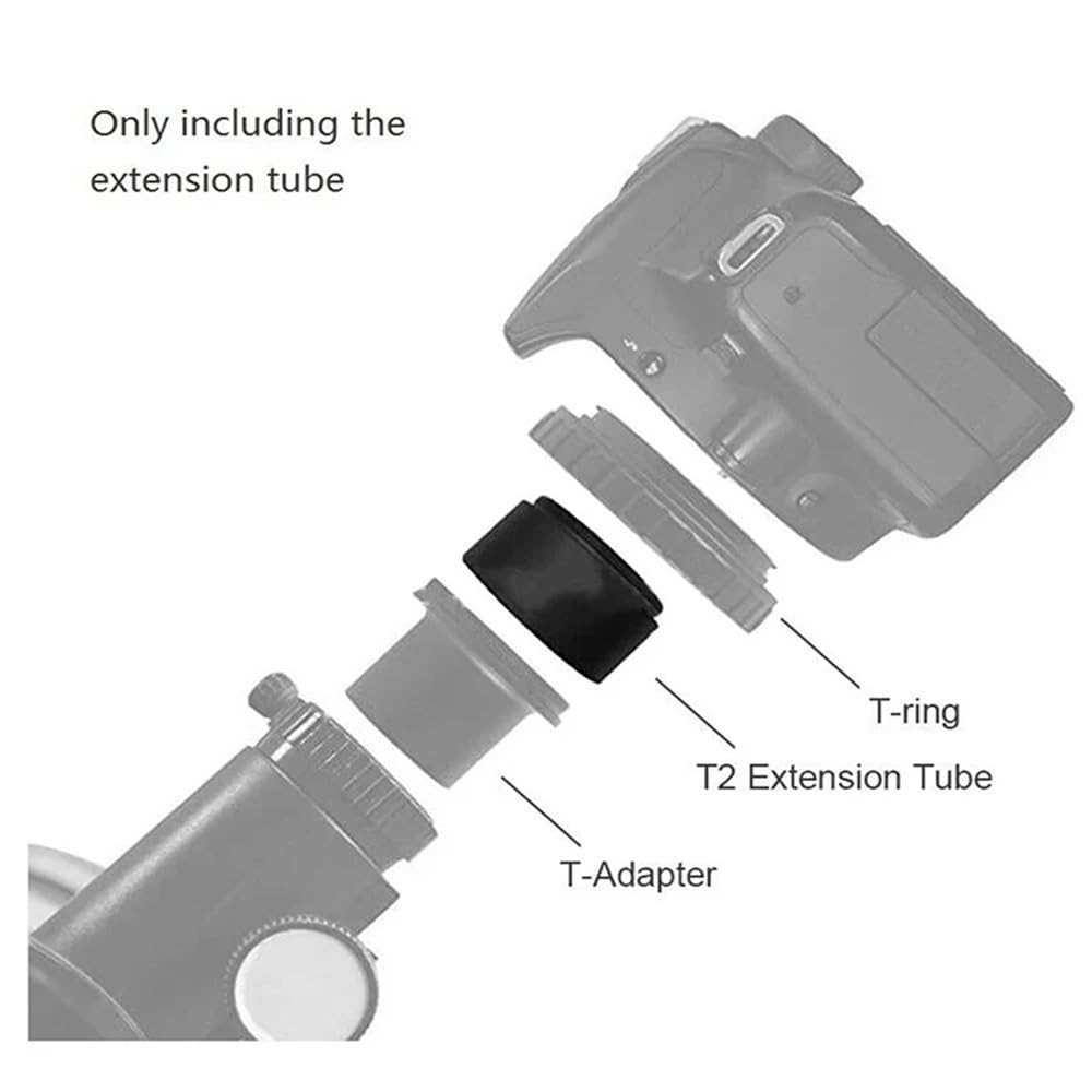 Kits de Tubos extensión Metal M42x0,75 3/5/7/10/12/15/20/30/40/50 mm for Anillo en T telescopio astronómico Piezas para telescopio astronómico(M42 Extension Kits A)