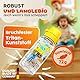 Trinkflasche Kinder auslaufsicher – Bagger – 400 ml – Kinder Trinkflasche Kohlensäure geeignet, BPA-frei aus Tritan, spülmaschinenfest, Easy-Clean – Made in Germany