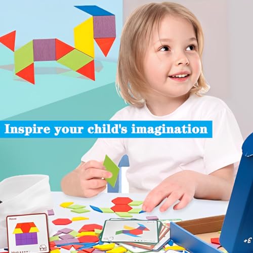 Coogam Take-Apart Robot Blocks Playset, giocattolo in legno a scatto STEM, costruttore di costruzioni a motore fine, giocattolo educativo per l'apprendimento regalo per ragazzi e ragazze di 3 4 5 anni