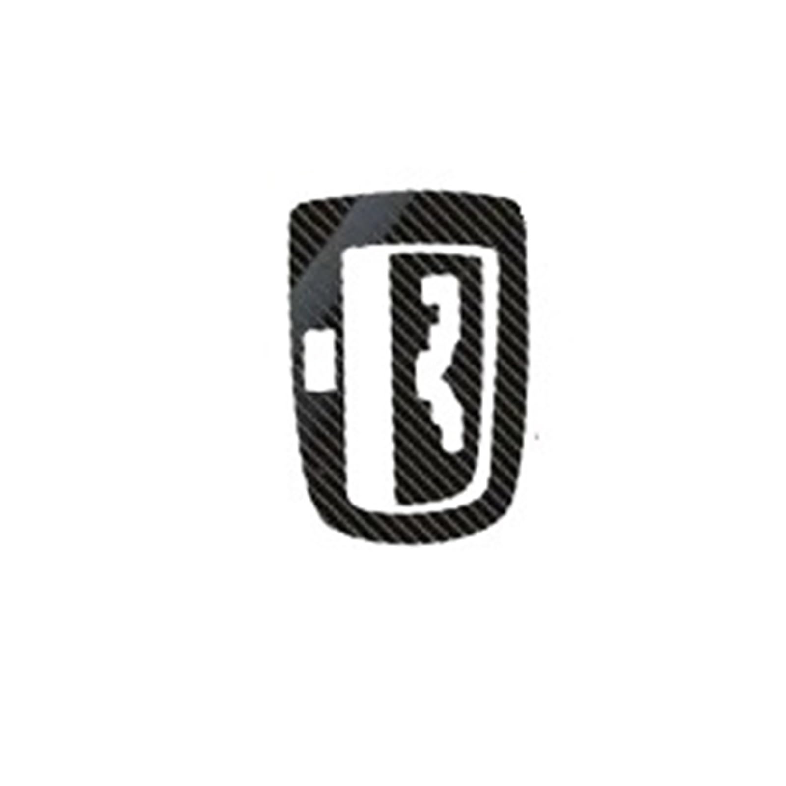 QBKGMEWCA Central Control Panel Handle Stickers Interior Decals Car Styling Accessories Compatible for Lacetti 2004-2012 Carbon Fiber(Type4,LHD)