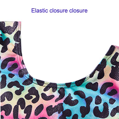 Image of Domusgo Toddler Leotard Gymnastics Long Sleeve, Sparkly Tumbling Dance Leotards for Baby Girls Kids Teens 2-14 Years