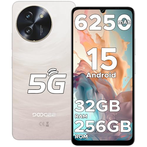 Luzglo Note 59 Pro 5G Smartphone, UNISOC T8200, Android, 6.75-inch 120Hz display, 32GB RAM + 256GB/2TB storage, 6250mAh, Dual SIM, Unlocked, NFC/Widevine L1/OTG/Face ID, Golden
