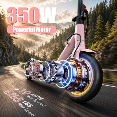 WERHY Adult Electric Scooter, 8.5''/10'' Solid Tire, 350W/500W Alternate view