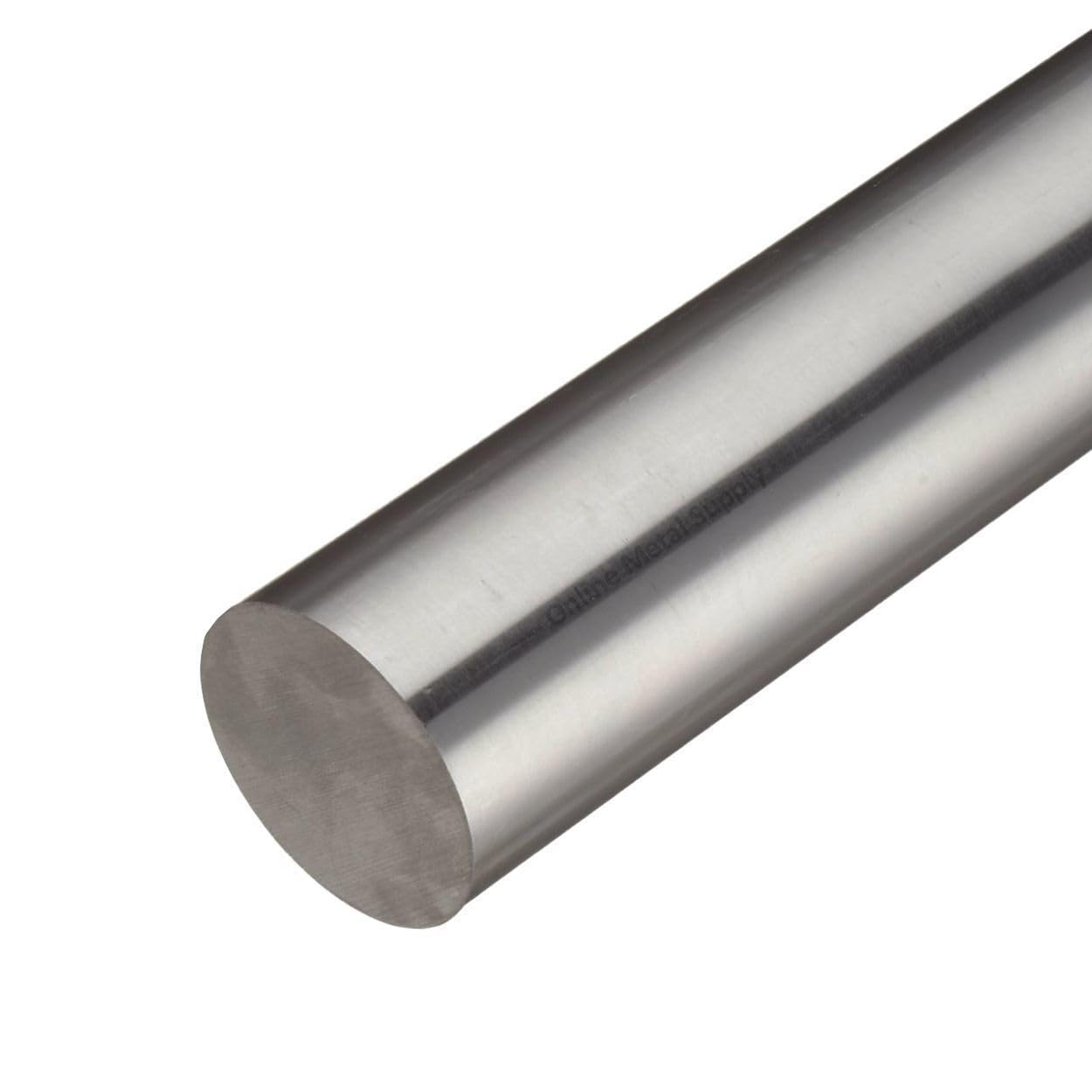 1.000 (1 inch) x 12 inches, 303 Stainless Steel Round Rod, CF