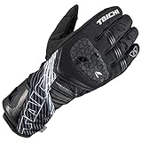 RSタイチ(RS TAICHI) バイク ライディンググローブ 秋冬 防水 防寒 保温 タッチパネル対応 プロテクター内蔵 ロングカフ ソニック ウインターグローブ RST626 STRIPE WHITE S