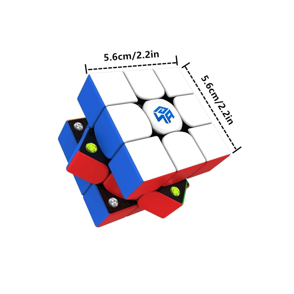 XMDCuber GAN 356M Lite Magnetic Speed Cube Stickerless 3x3 Puzzle Cube, GAN356 M Lite Version