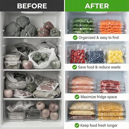 Vacuum Sealer Machine for Food with 30 Storage Bags, Built-in Cutter - image 6