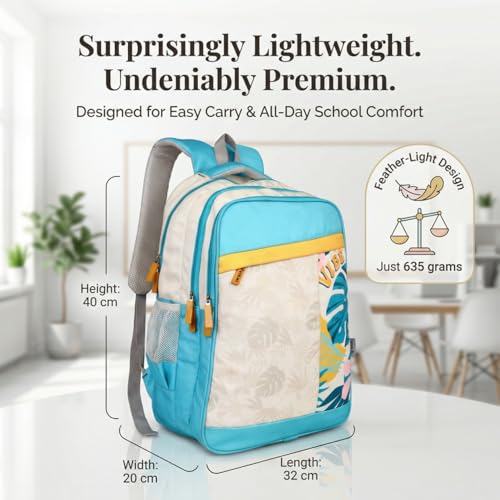 Image of VISMIINTREND School Bags for Girls & Boys 11-12, 13-14 Years, 12+ Years Old, Water Resistant, Laptop Casual Travel College School Backpack for Boys /Girls | Birthday /Rakhi Gifts