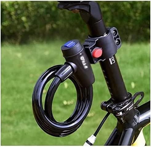 Ring Type Steel Cable Lock Bike Lock,Alloy Steel Lock, with Mounting Bracket Mountain Bike Lock Steel Cable Lock Anti-Theft Lock