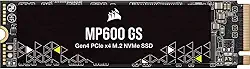 Corsair SSD MP600 GS 1TB PCIe Gen4 x4 NVMe M.2 – TLC NAND de alta densidade – M.2 2280 – Compatível com DirectStorage – até 4.800 MB/s – Ótimo para notebooks PCIe 4.0 – Preto