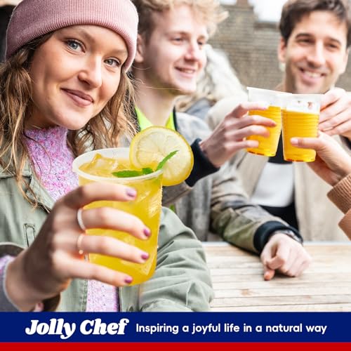 JOLLY CHEF 𝟔𝟎𝟎 𝐏𝐚𝐜𝐤 5 oz Clear Plastic Cups,5 Ounce Disposable Cups for Picnic, BBQ, Travel, Halloween, Christmas Parties and Events by JOLLY CHEF - Image 7