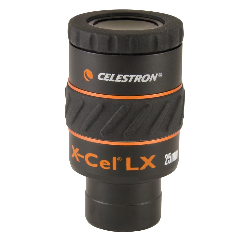 Celestron X-Cel LX Series Eyepiece - 1.25-Inch 25mm 93426,Black